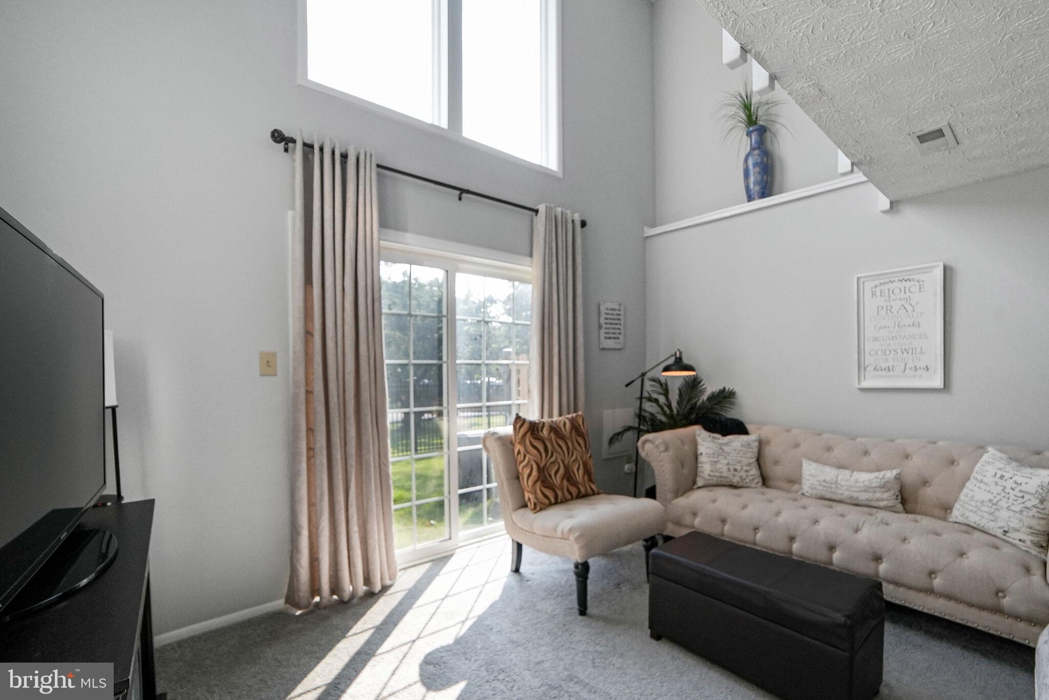 Family Room w/ Cathedral Ceiling