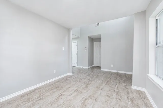 a view of an empty room