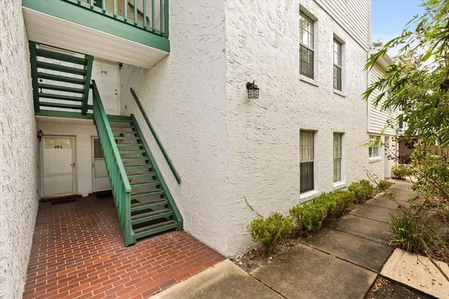 a view of outdoor space and deck