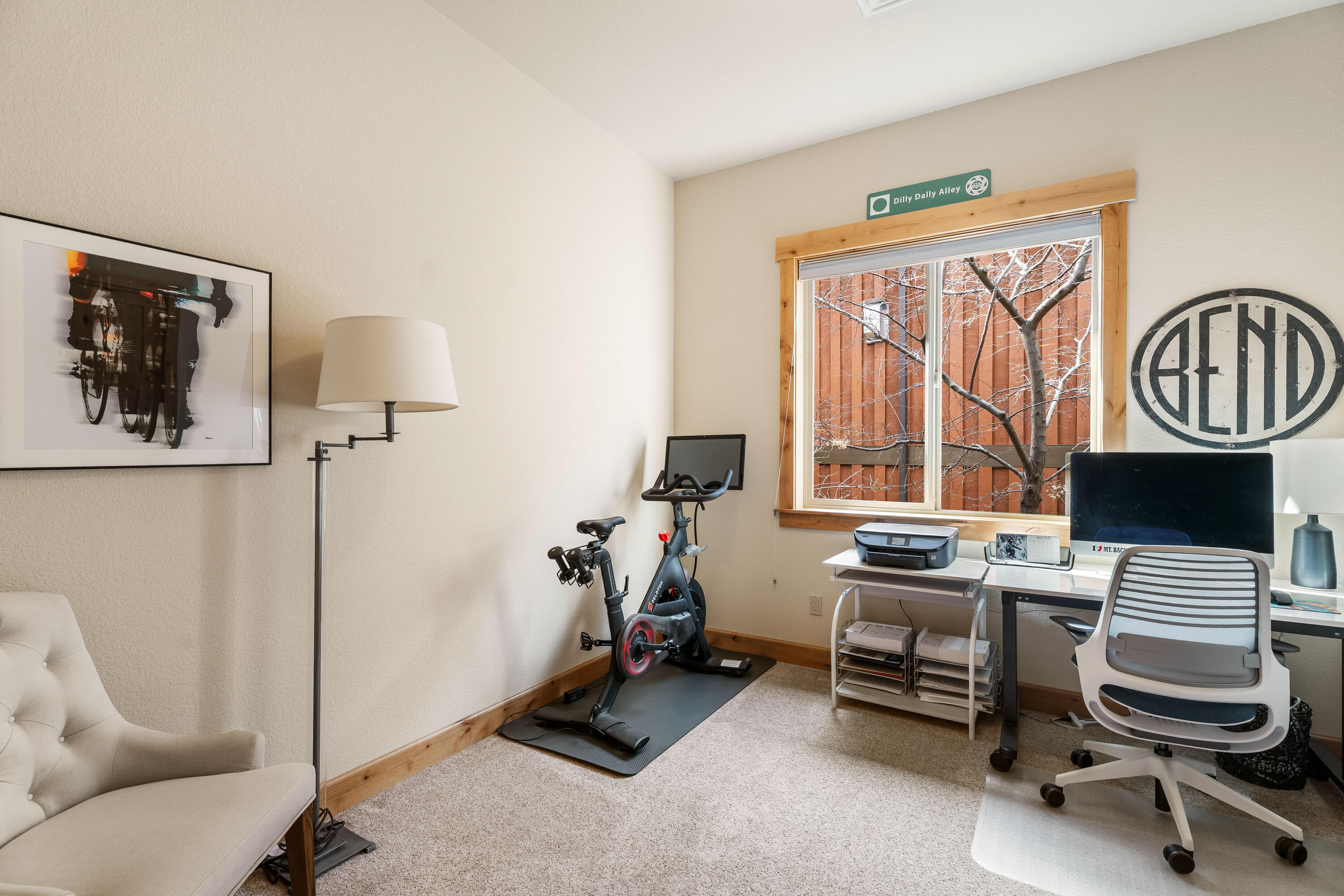 18667 Coffee Court Bend, OR 97702 - Photo 13 of 30 a view of a workspace with furniture and a window