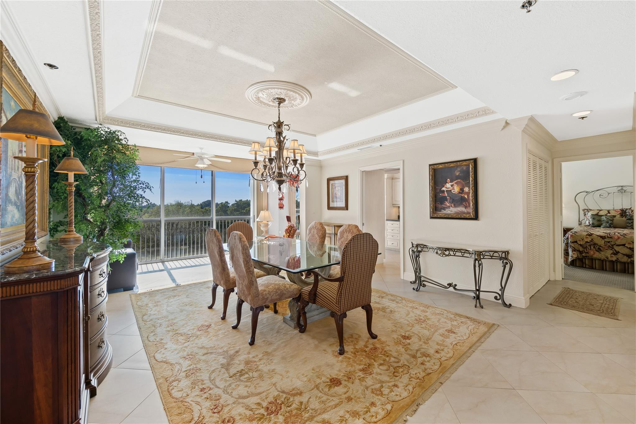 17031 Boca Club Boulevard, Unit 85A Boca Raton, FL 33487 - Photo 33 of 49 a view of a dining room with furniture