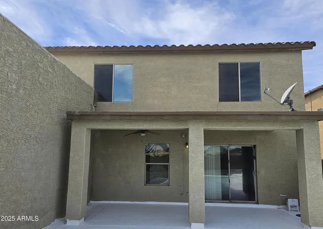 a view of a house with a outdoor space
