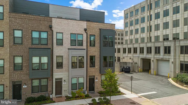 a front view of a building