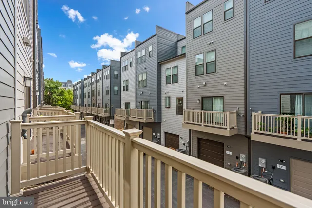 a view of a building with a street