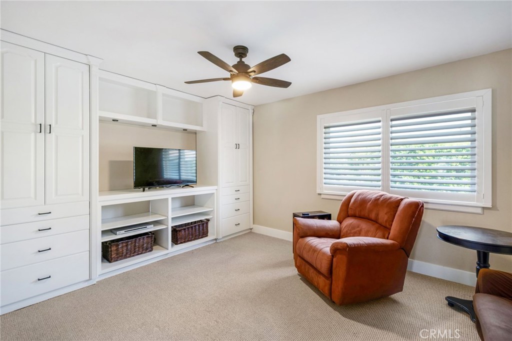 109 Cinnamon Ridge Road Brea, CA 92821 - Photo 38 of 67 Upstairs office including custom built in storage, cabinetry and entertainment center.