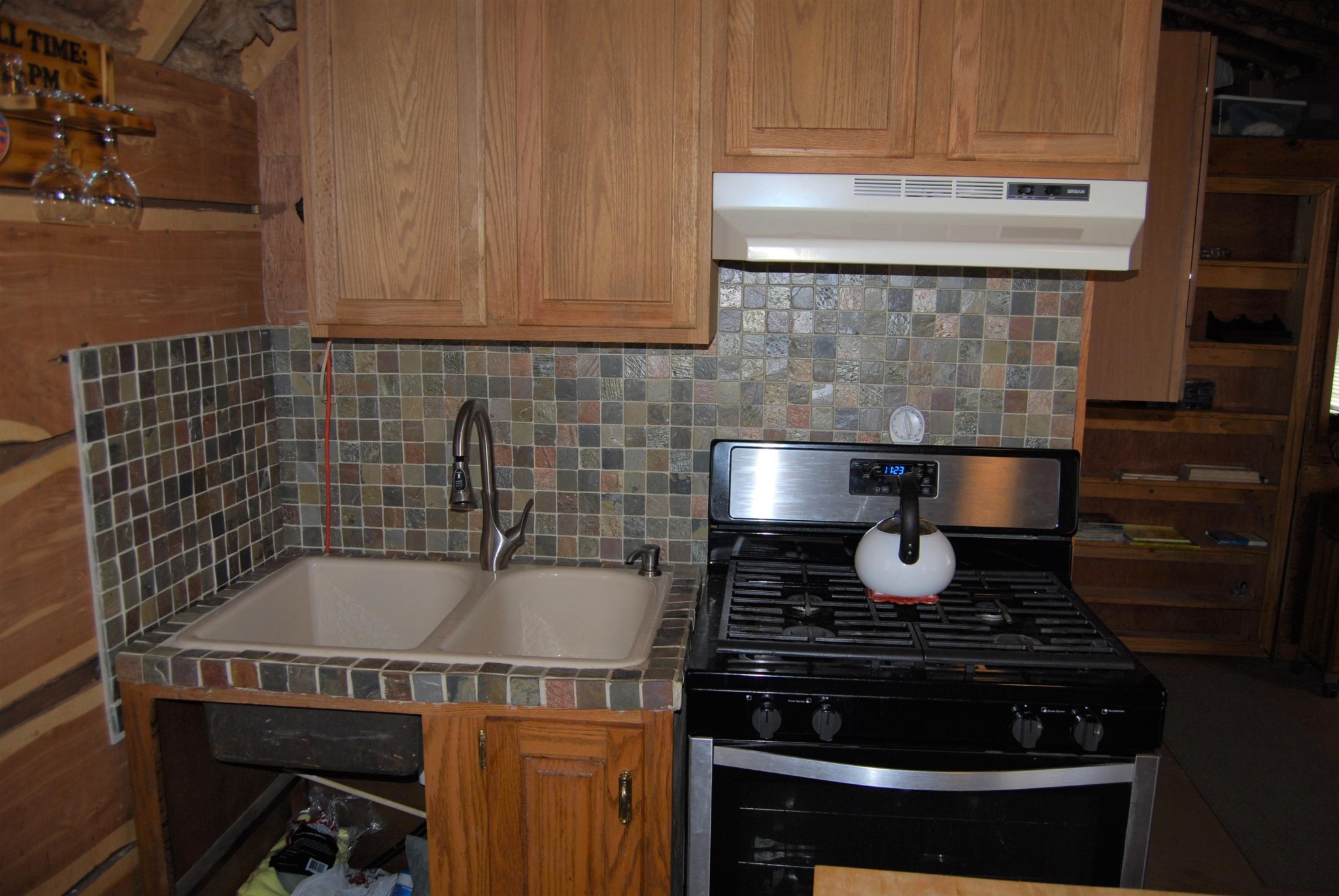 1415 Log Road Spring City, TN 37381 - Photo 19 of 34 a kitchen with a stove and cabinets