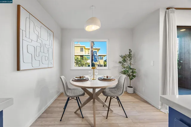 a view of a livingroom with furniture and window