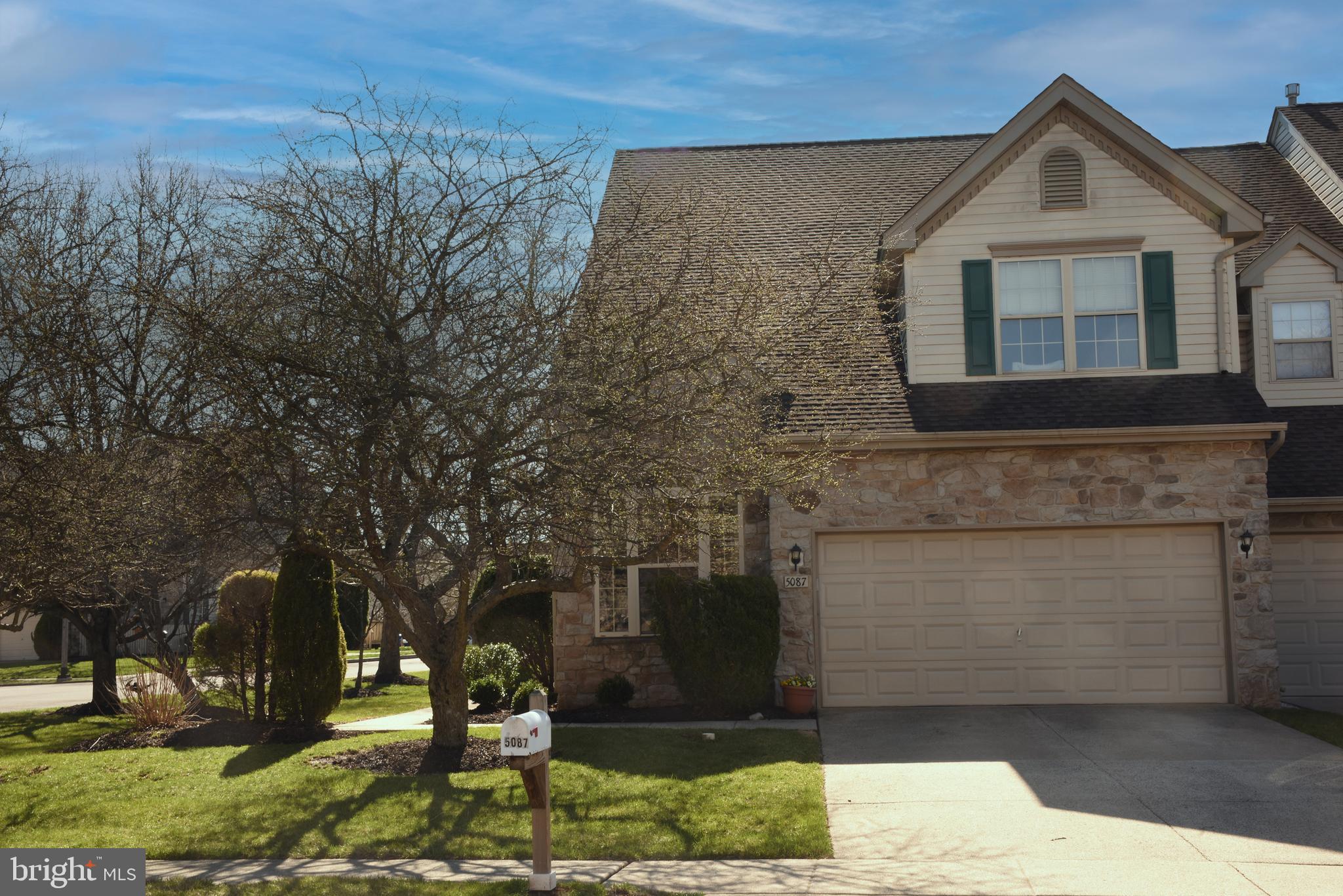5087 Raintree Court Doylestown, PA 18902 - Photo 2 of 3 Front Exterior And Driveway