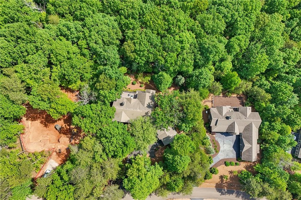 189 Red Trillium Ridge Big Canoe, GA 30143 - Photo 89 of 98 an aerial view of a house with a yard and outdoor seating