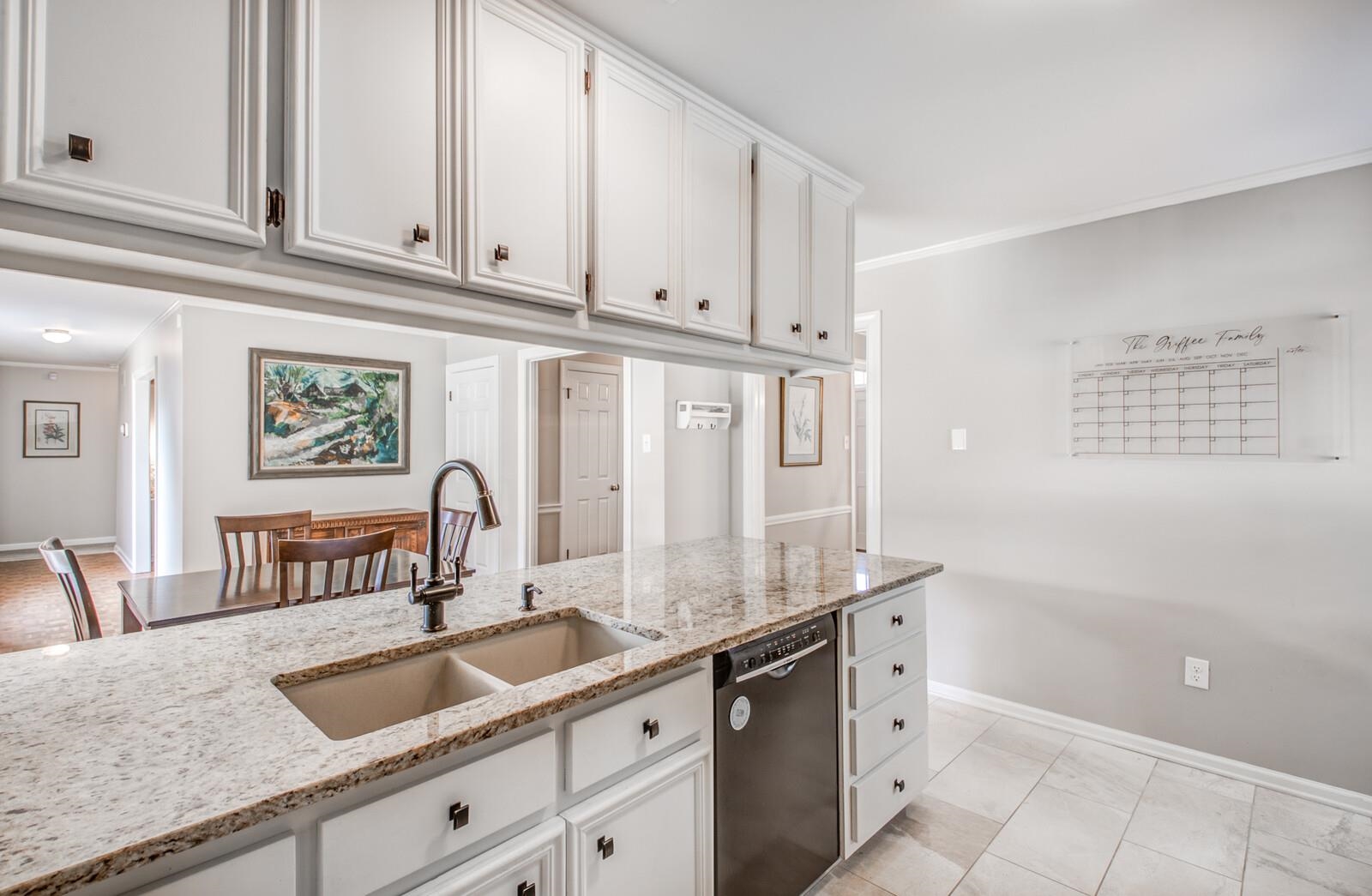 408 Avon Road Memphis, TN 38117 - Photo 11 of 25 a kitchen with granite countertop a sink and a granite counter tops