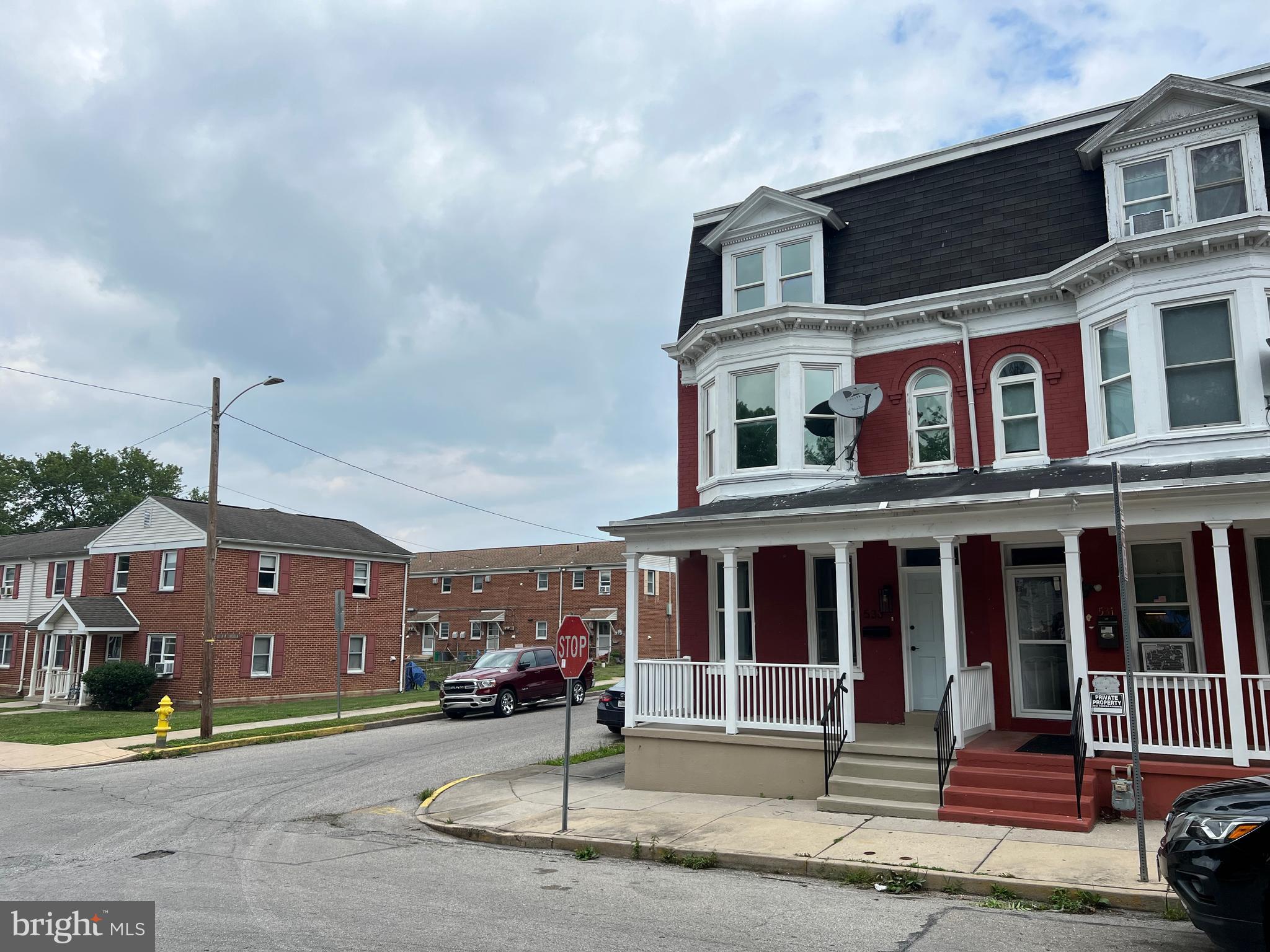 533 Thomas Street York, PA 17404 - Photo 4 of 26 a front view of a house with a yard