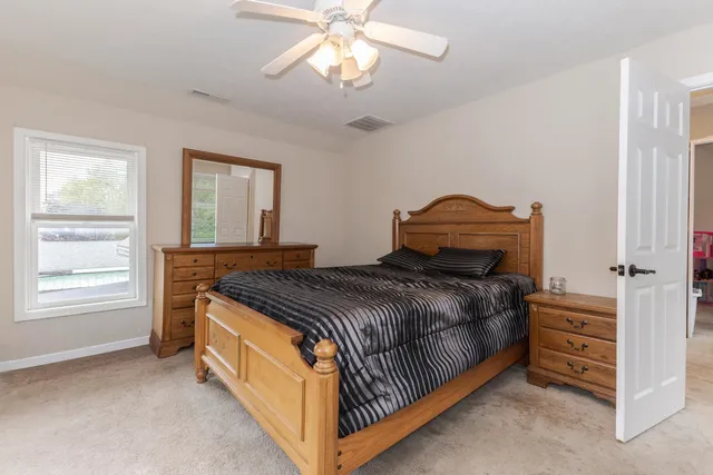 a view of a house with lounge chair