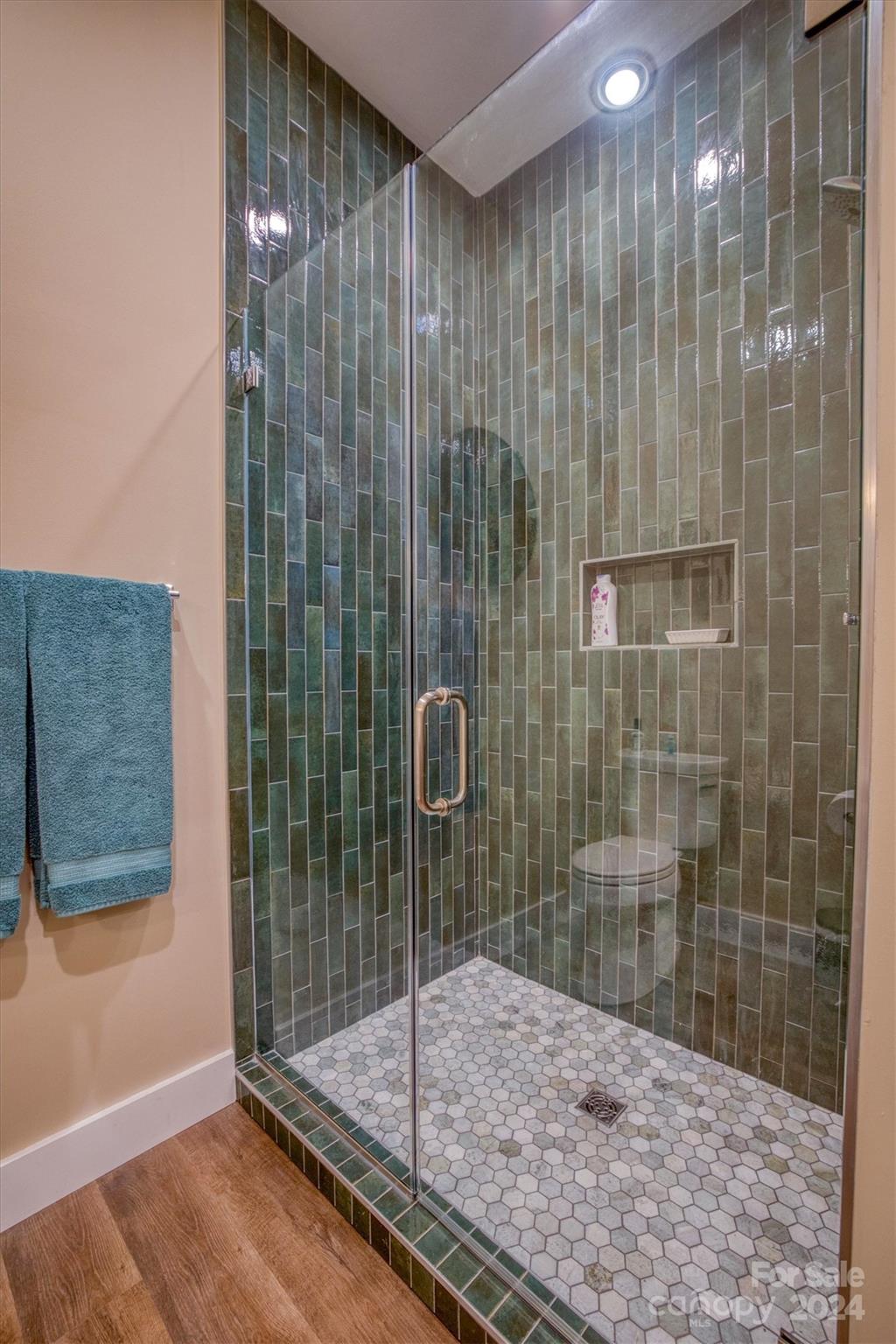 6140 Painted Rdg Trail Lenoir, NC 28645 - Photo 26 of 47 a bathroom with a shower