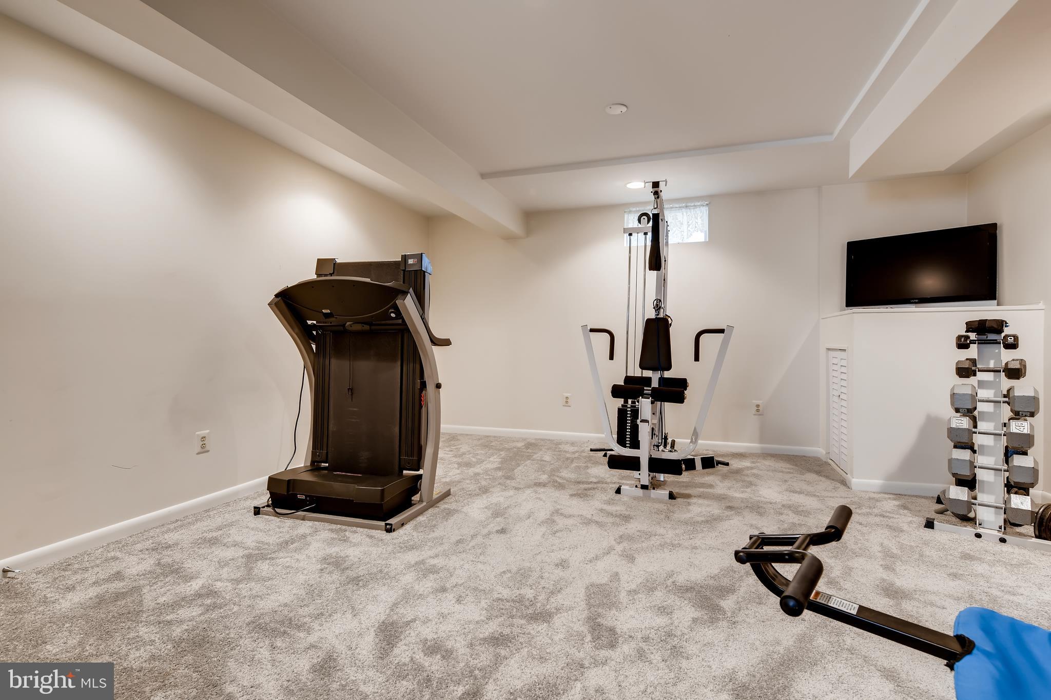 9526 Good Spring Drive Perry Hall, MD 21128 - Photo 32 of 42 a view of a room with gym equipment