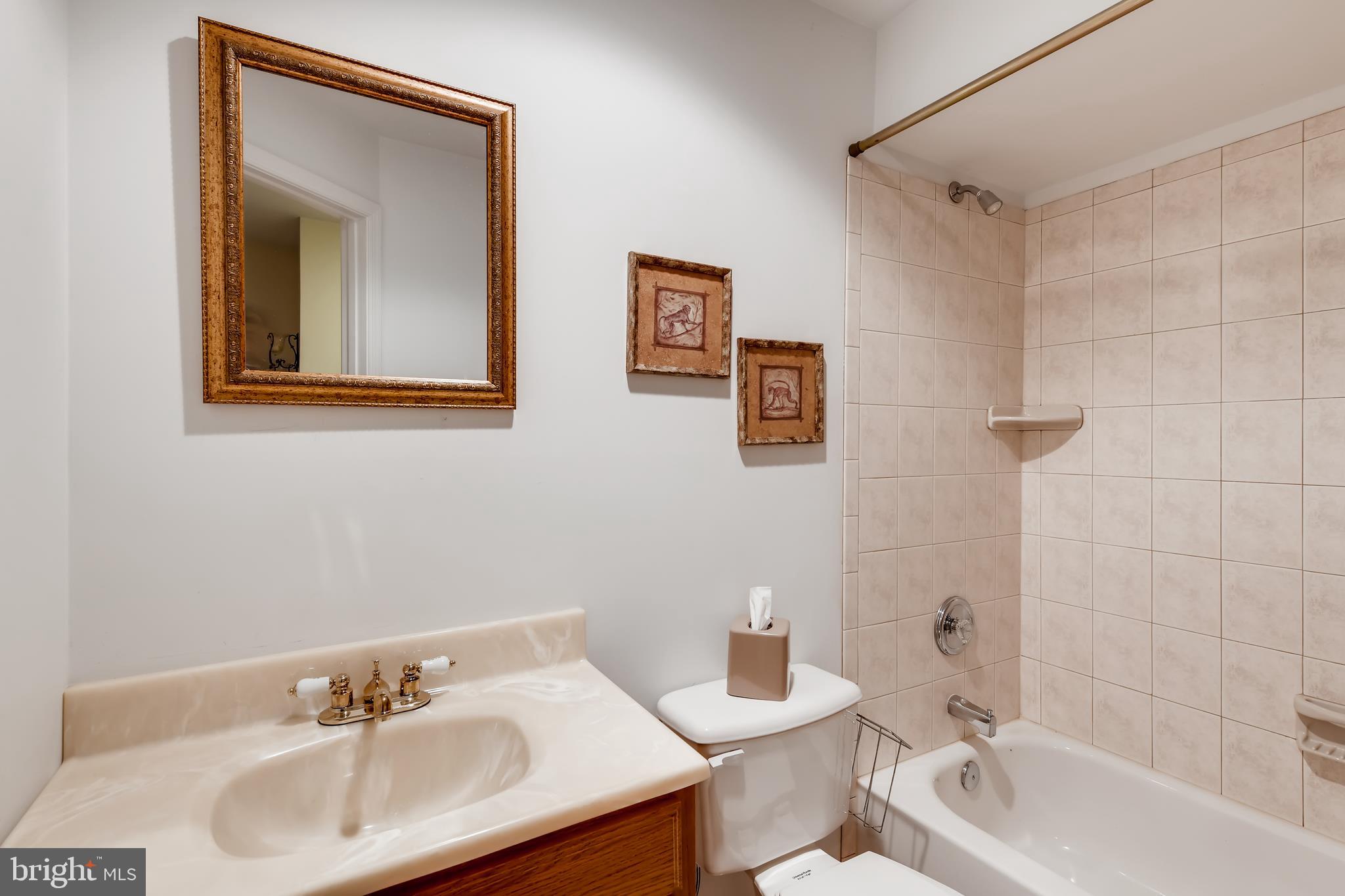 9526 Good Spring Drive Perry Hall, MD 21128 - Photo 33 of 42 a bathroom with a sink and a mirror