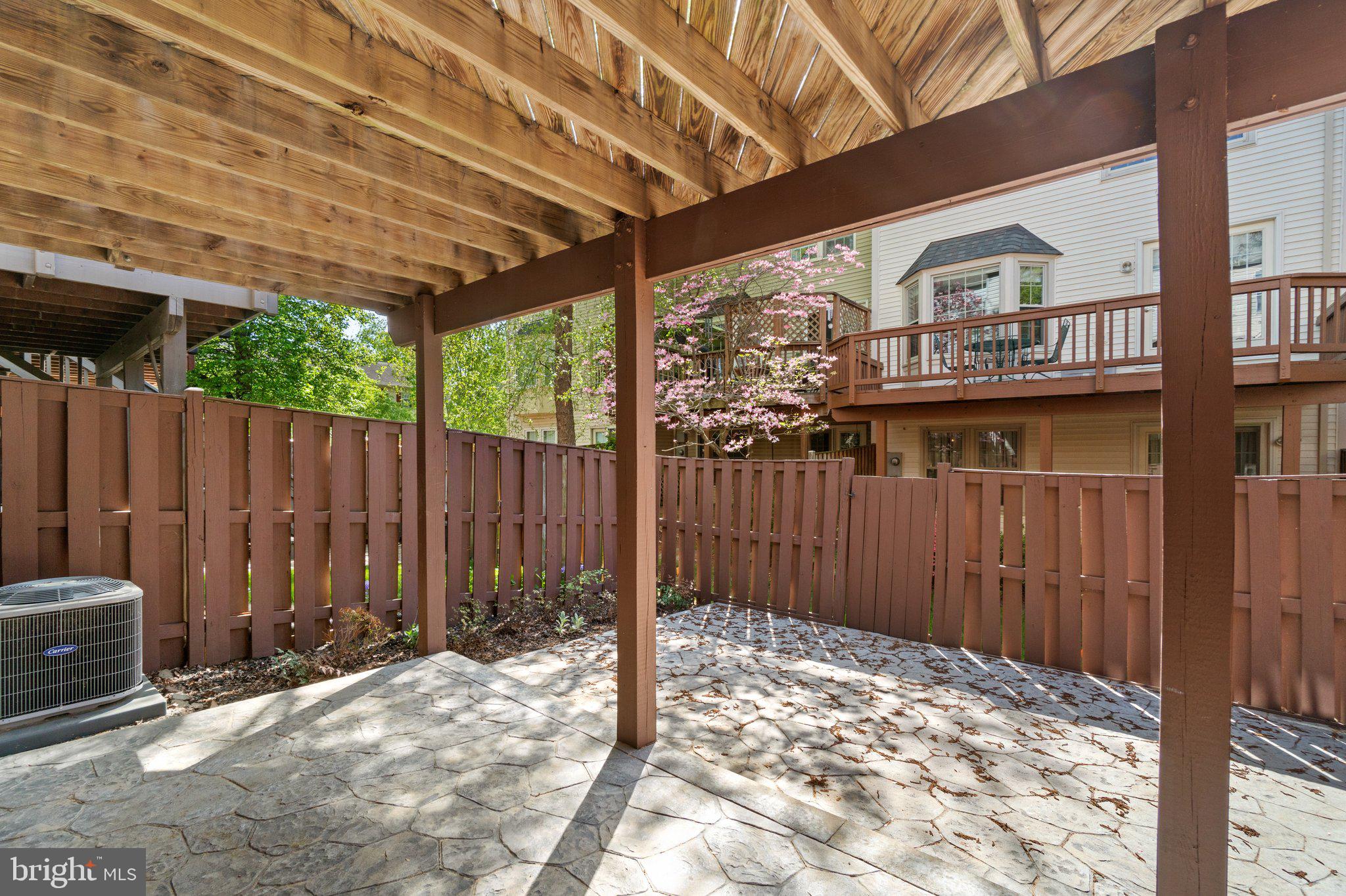 14655 Winterfield Drive Centreville, VA 20120 - Photo 37 of 48 Stone patio under deck