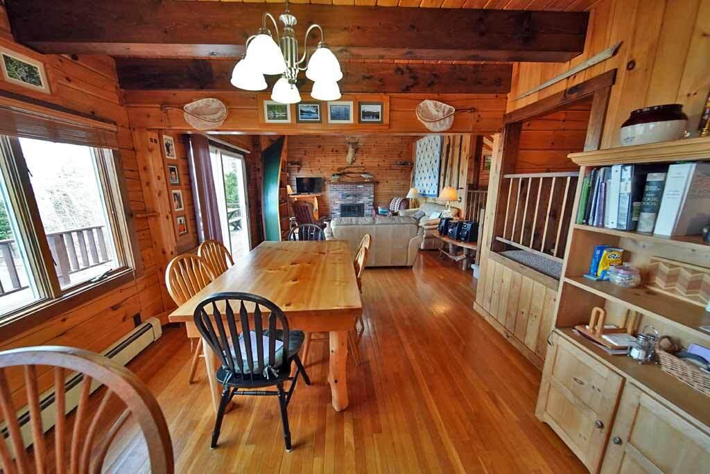 1058 Highway 1 Weston, ME 04424 - Photo 29 of 94 log-home-maine-dining-room