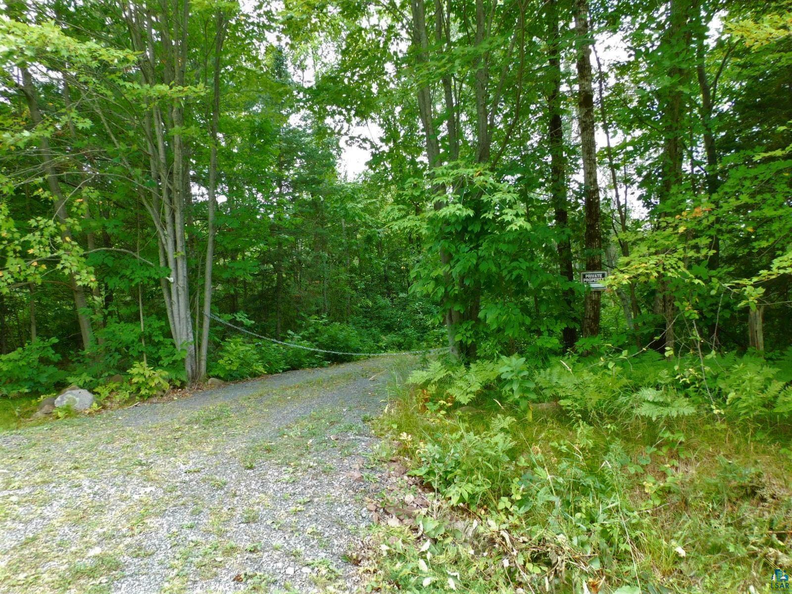 Tucked in the woods with open area