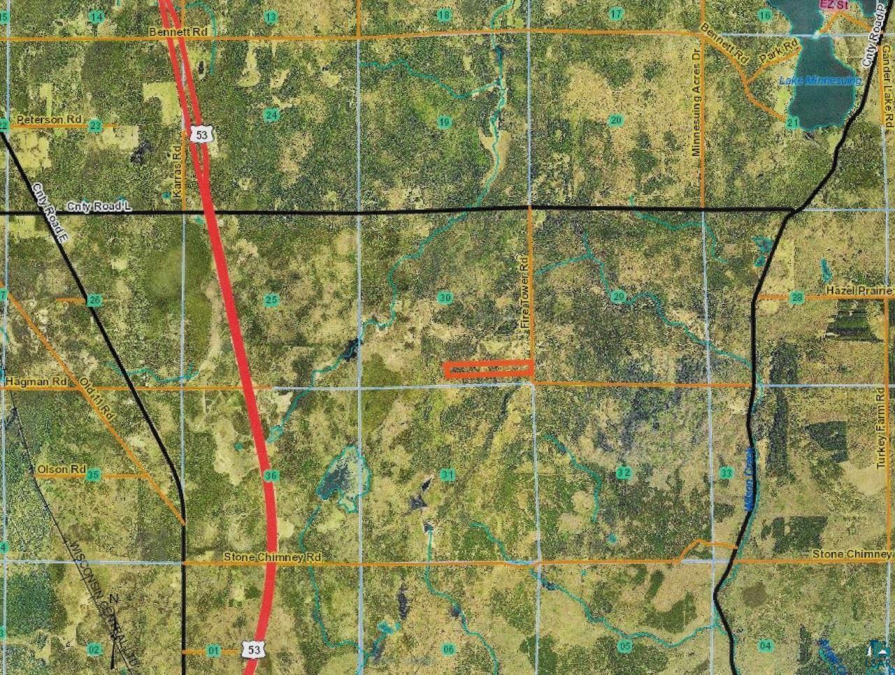 99-xx East Fire Tower Road Lake Nebagamon, WI 54849 - Photo 49 of 49 Aerial
