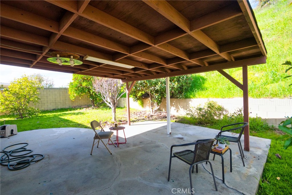 20309 East Vejar Road Walnut, CA 91789 - Photo 24 of 29 a garden view with a seating space