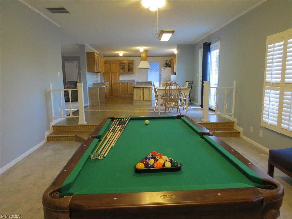 121 Alcorn Loop Ruffin, NC 27326 - Photo 7 of 19 View from Living Room. Pool Table can stay or go.