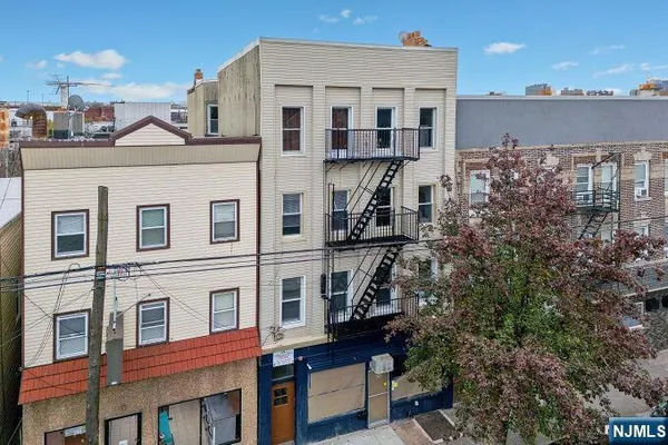 a view of a balcony with city view