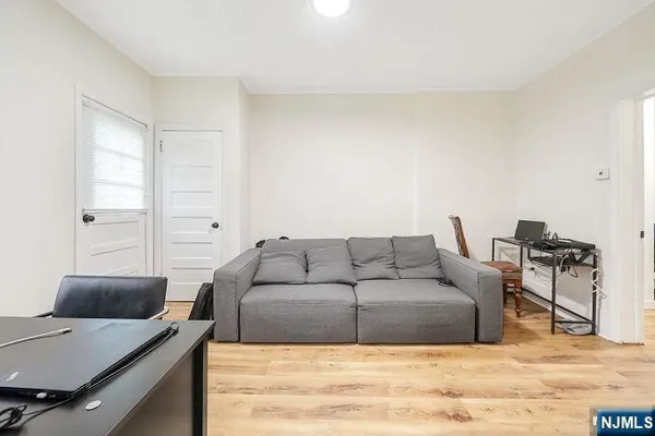 an aerial view of a residential apartment building