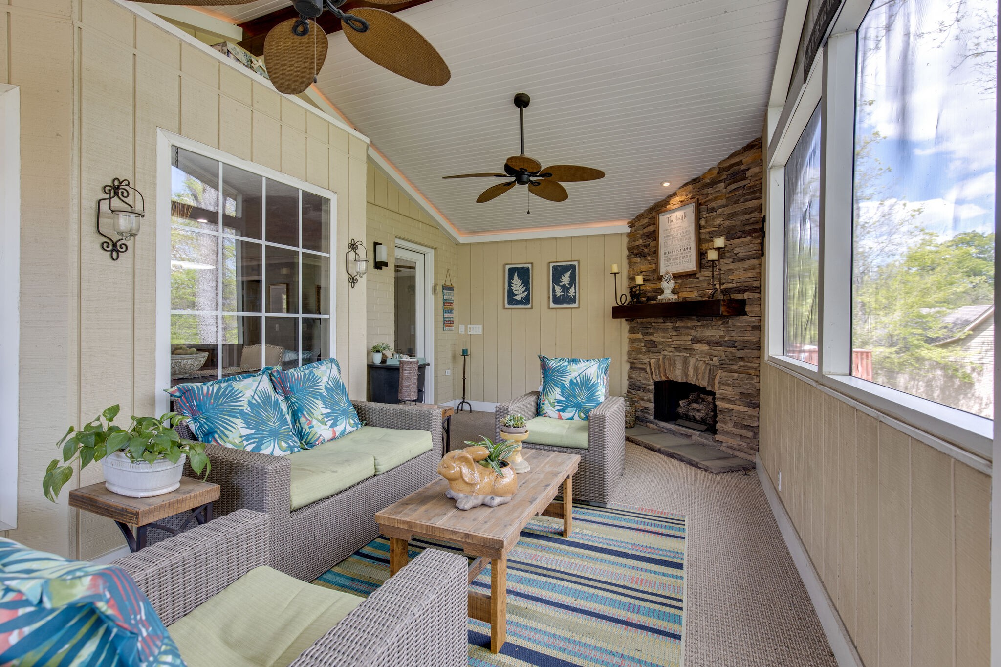 5236 Ridgefalls Way Antioch, TN 37013 - Photo 32 of 35 a living room with furniture fireplace and a large window