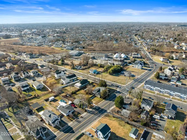 an aerial view of a city with lots of residential buildings
