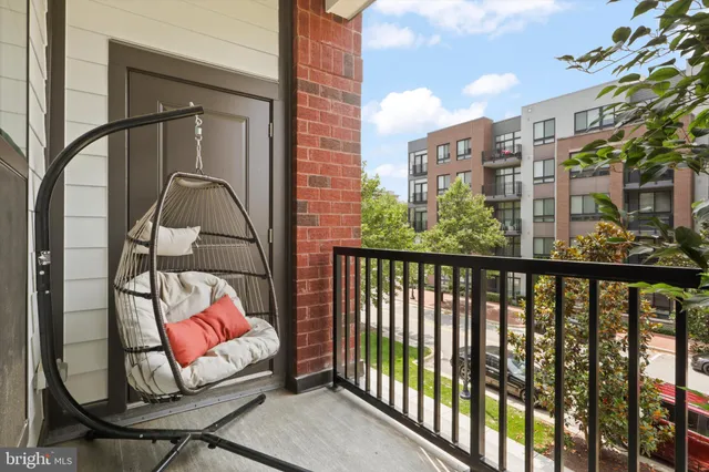 a view of a chairs in the balcony
