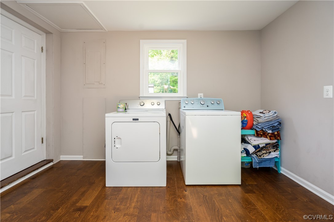 5800 Newbys Bridge Road Chesterfield, VA 23832 - Photo 22 of 29 a utility room with dryer and washer