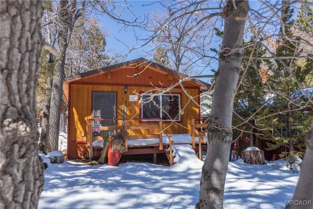a view of outdoor space with seating