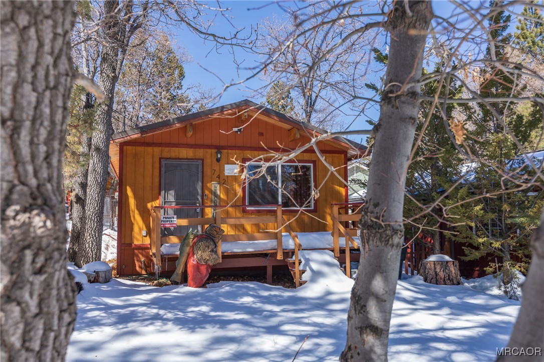 a view of outdoor space with seating