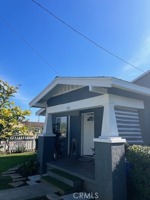 front view of a house