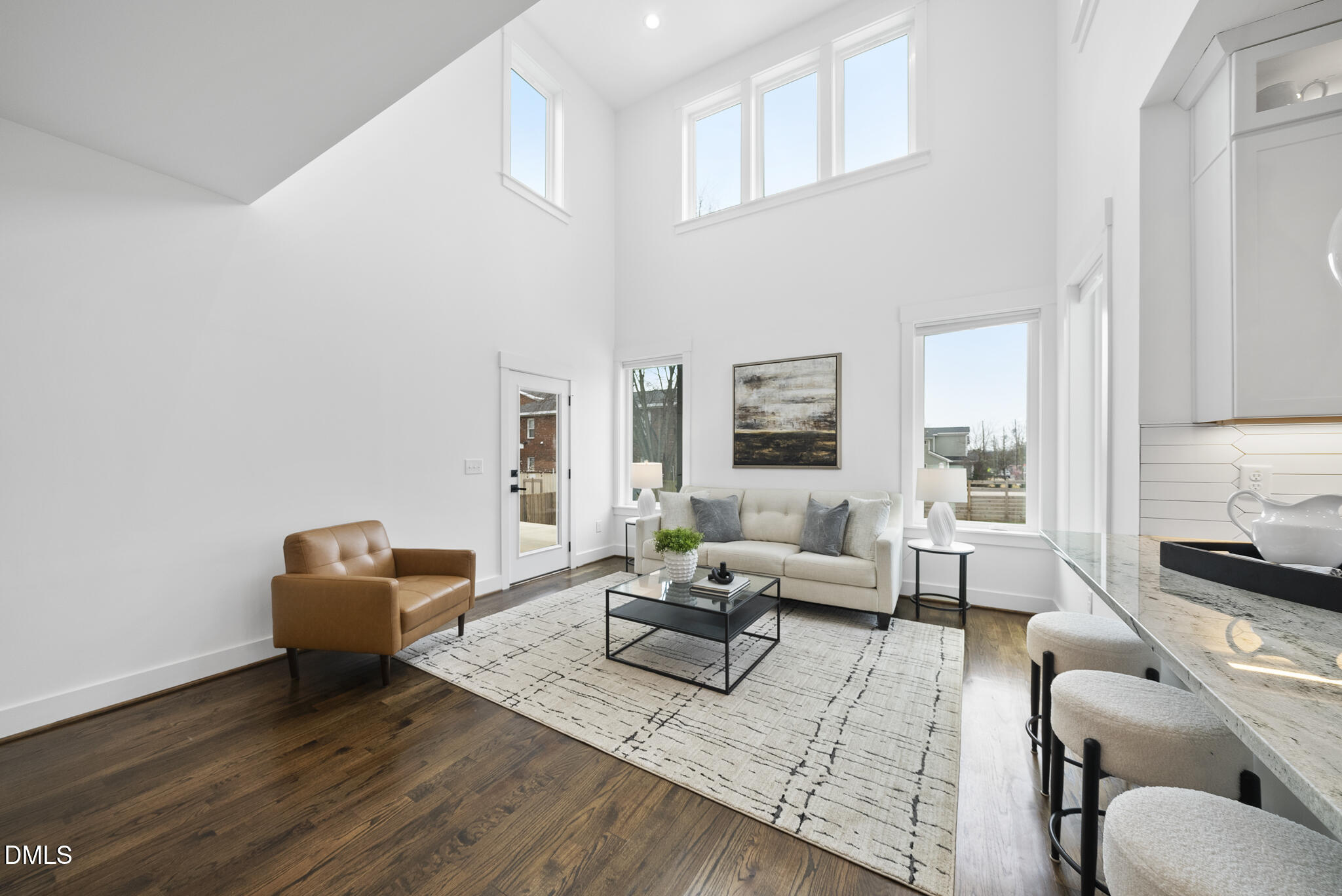 200 Bledsoe Avenue Raleigh, NC 27601 - Photo 5 of 42 a living room with furniture and wooden floor
