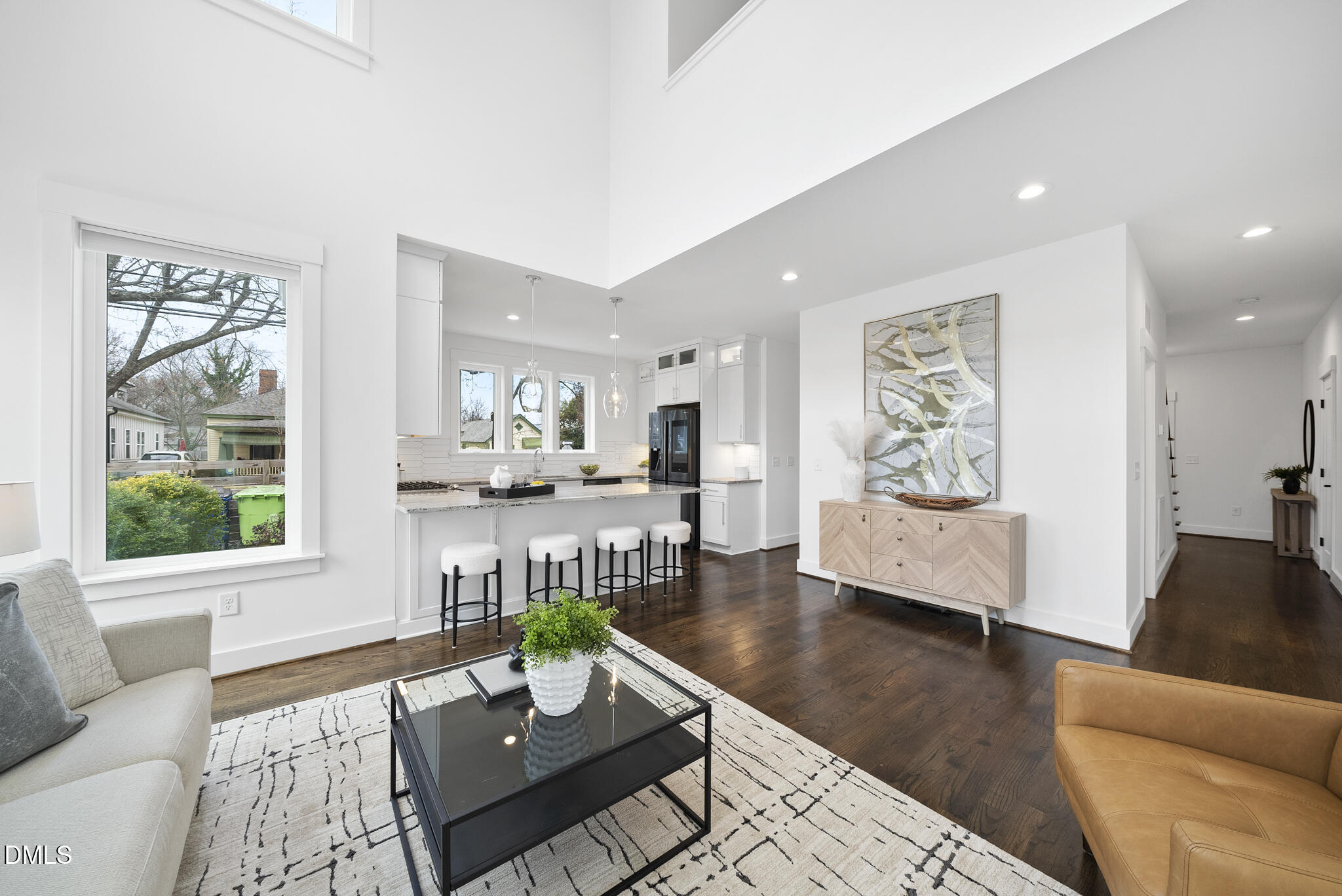 200 Bledsoe Avenue Raleigh, NC 27601 - Photo 6 of 42 a living room with furniture and a large window