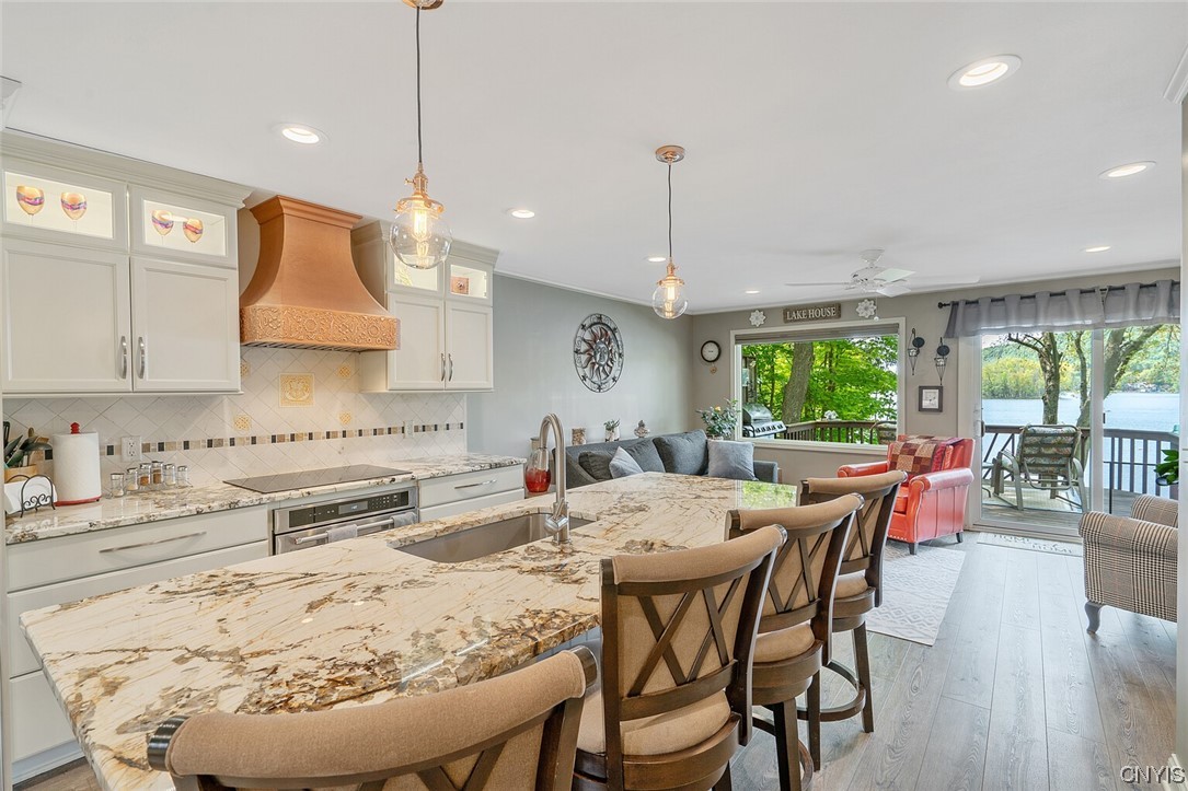 1932 Rittenhouse Square Tully, NY 13159 - Photo 6 of 42 Beautiful custom copper vent hood and accent copp