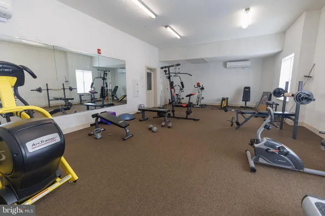 a view of a closet area