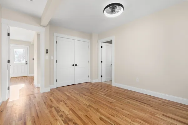 wooden floor in an empty room