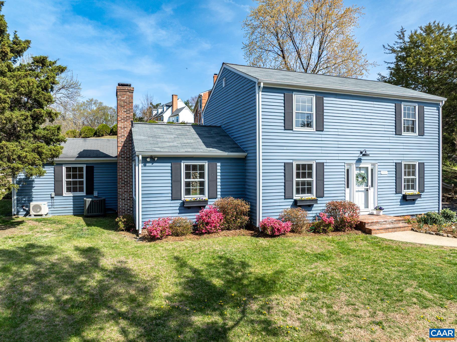 a front view of house with yard