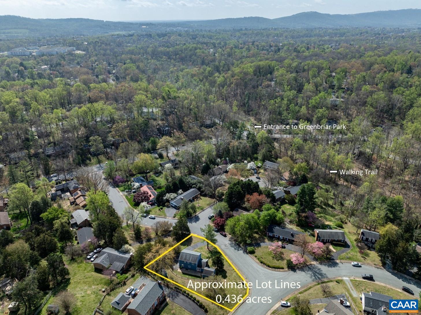 1941 Michael Place Charlottesville, VA 22901 - Photo 7 of 52 an aerial view of a house with a yard