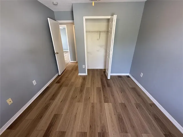 a view of wooden floor in a room