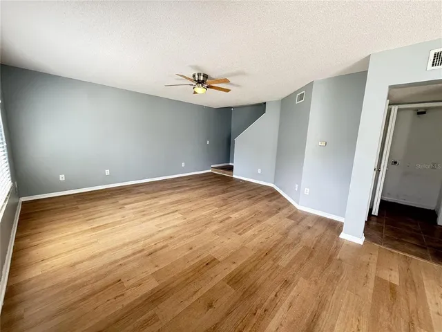 wooden floor in an empty room
