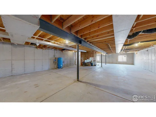 a black and white photo of a big room