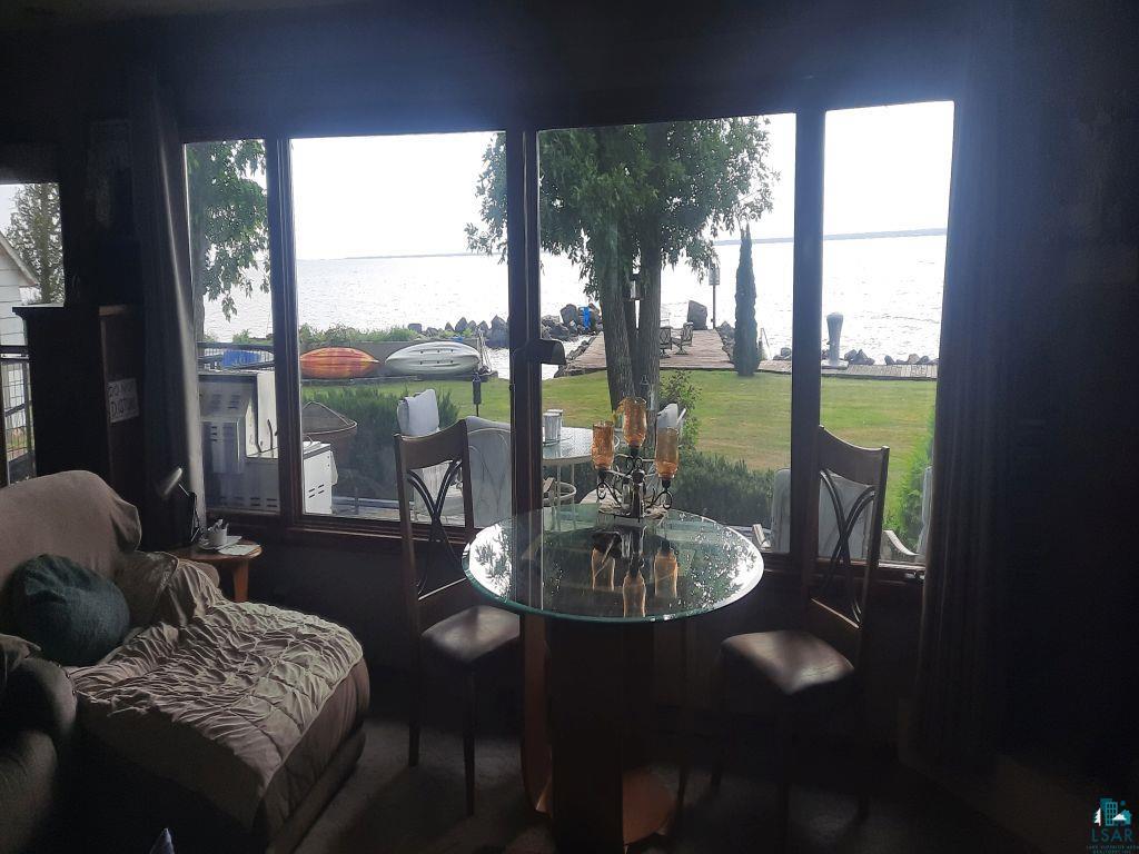 6431 Summit Avenue Washburn, WI 54891 - Photo 12 of 25 Dining area with a water view