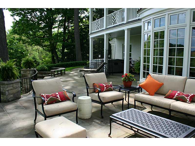 638 Backbone Road Sewickley Heights, PA 15143 - Photo 17 of 25 Exterior Back. Entertaining Patio with stunning views.