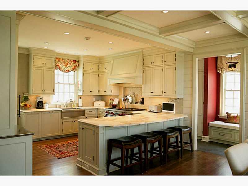 638 Backbone Road Sewickley Heights, PA 15143 - Photo 8 of 25 Kitchen. Well planned kitchen with custom cabinets, high end appliances, marble counter tops and casual dining area.