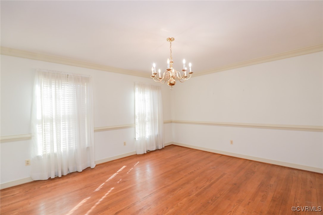 550 Fords Road Manakin-Sabot, VA 23103 - Photo 42 of 45 Spare room featuring hardwood / wood-style floorin