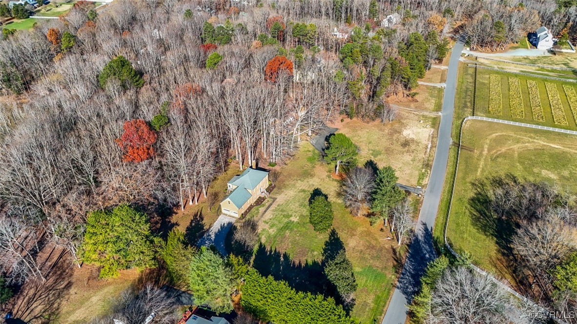 550 Fords Road Manakin-Sabot, VA 23103 - Photo 7 of 45 Bird's eye view featuring a rural view