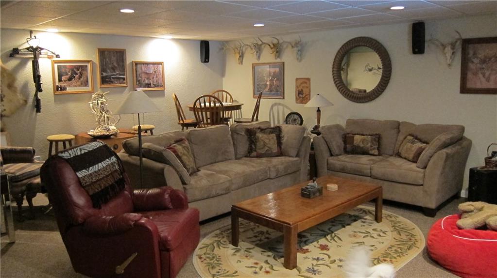 40 Fulton Road Canonsburg, PA 15317 - Photo 14 of 23 Lots of room to relax in the lower level game room! With built in aquarium!